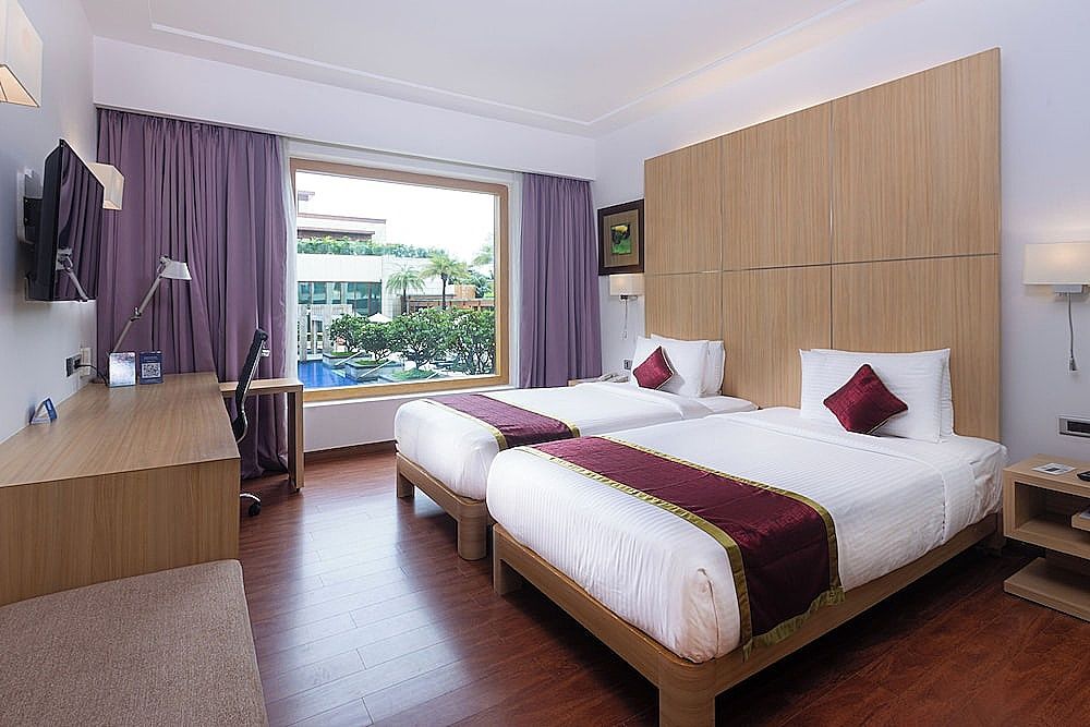 Novotel Hyderabad Airport Hotel Superior Room, 1 King Bed, Pool View 4