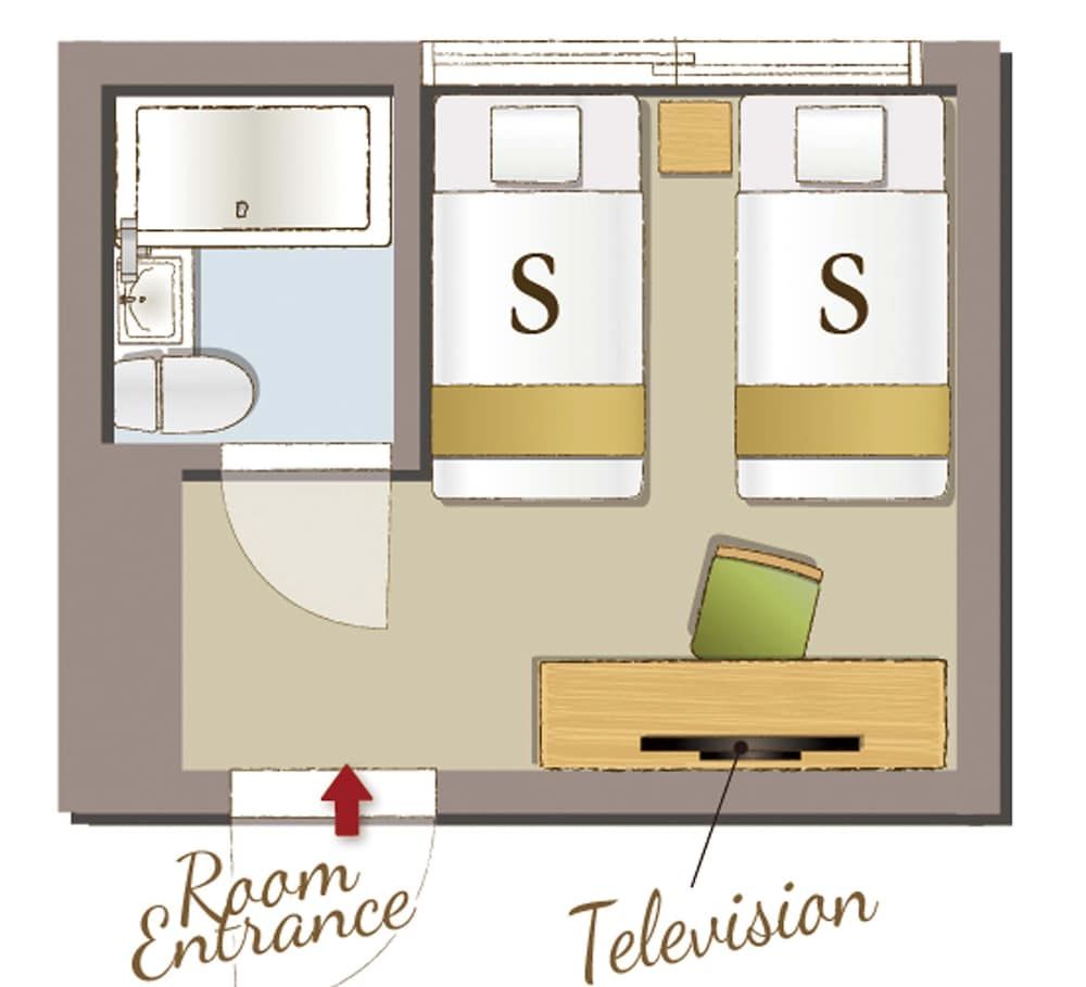 RESI STAY JISCO HOTEL Kyoto Gosho Nishi Twin Room, Non Smoking 15