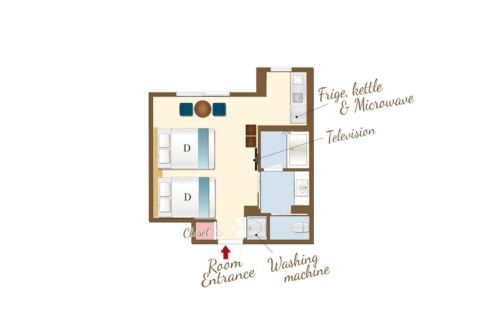 RESI STAY Hotel Sun Chlorella Standard Quad, Non Smoking 9