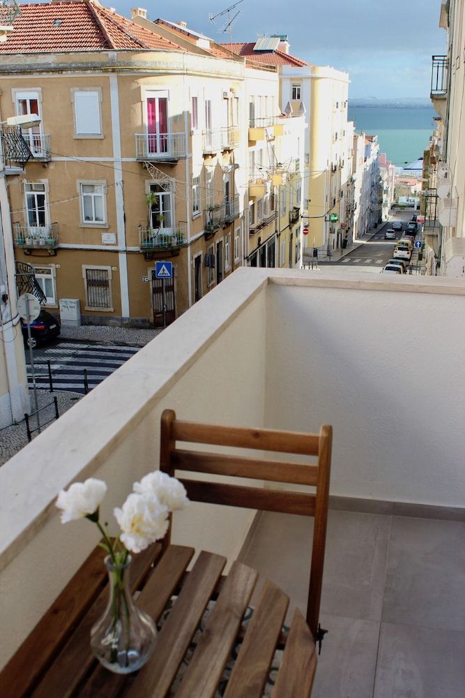 Apartment Balcony and River View in Alfama