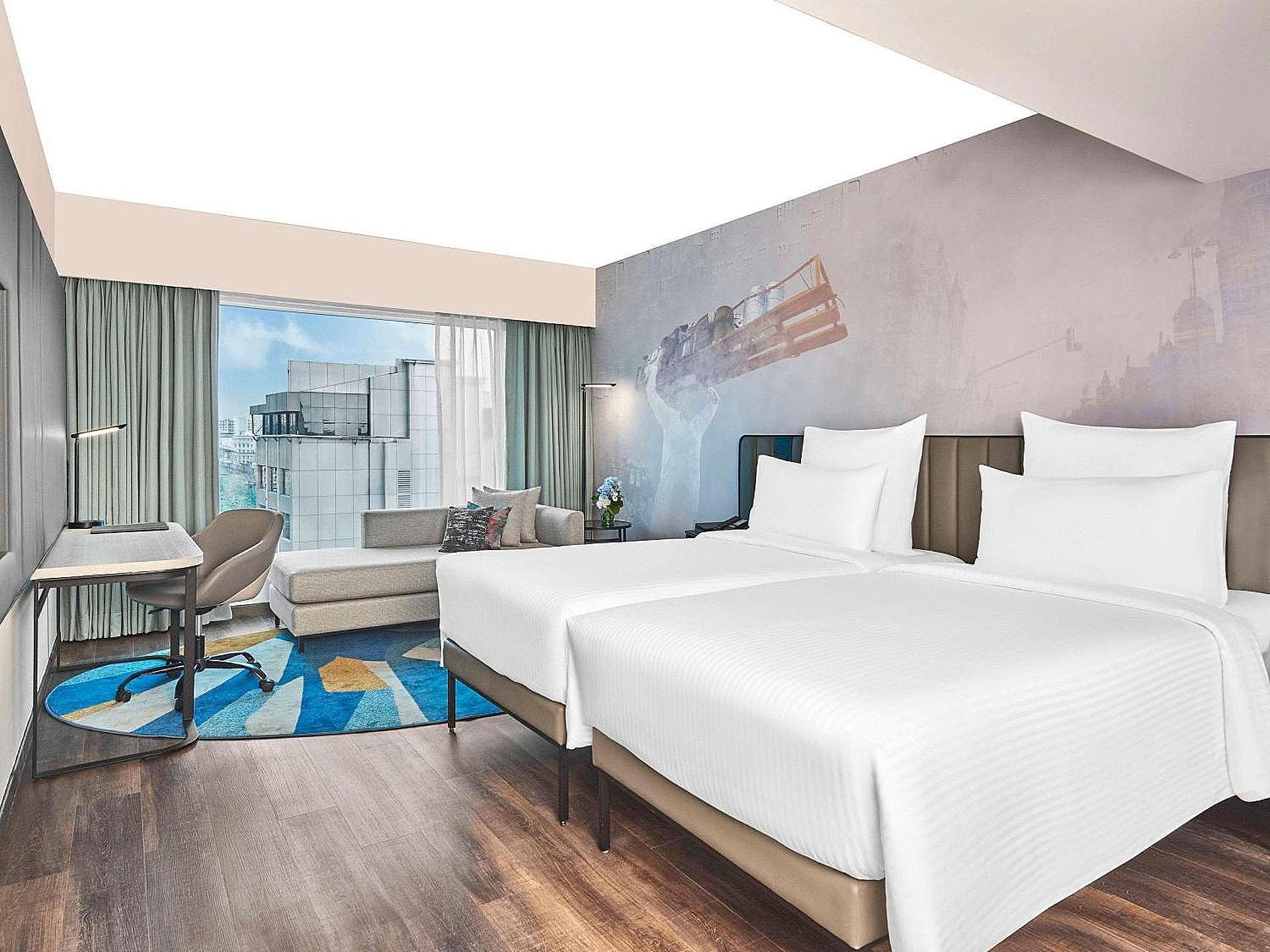 Novotel Mumbai International Airport Standard Room Twin Bed 2