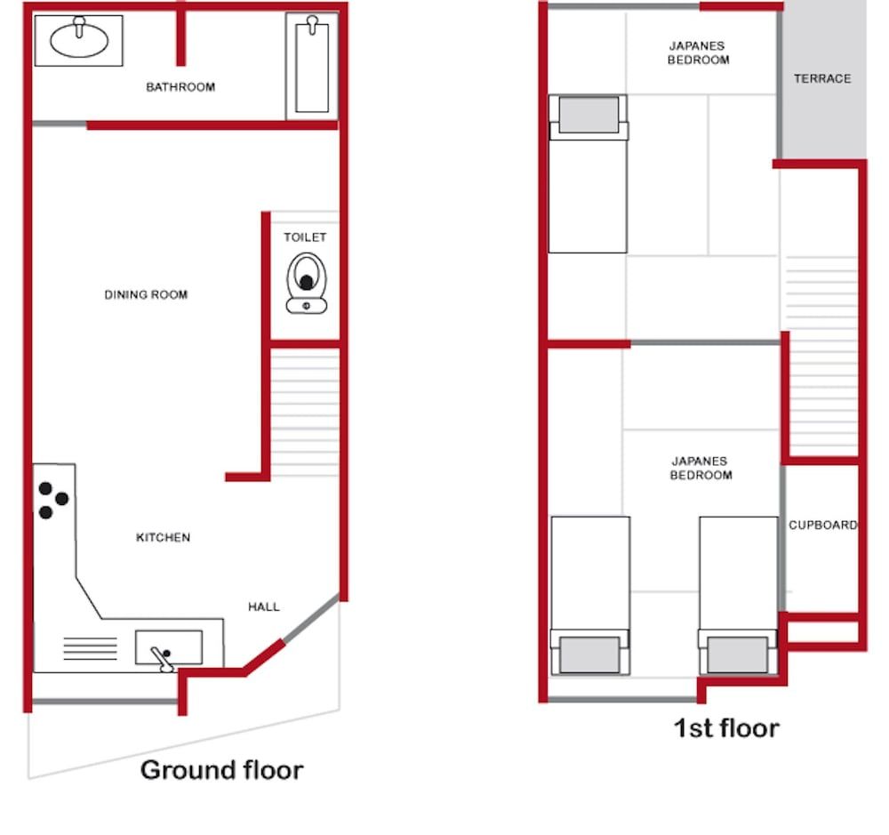 Room layout blue print