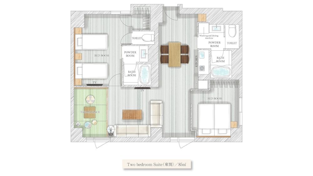 Mimaru Suites Kyoto Central 2-Bedroom Suite for 4 Non Smoking 8