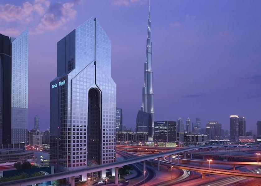 Dubai Emirate Dubai Front of property - evening/night