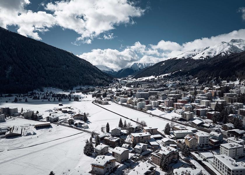 Graubünden Davos View from property