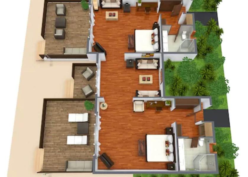  Aitutaki Room layout blue print