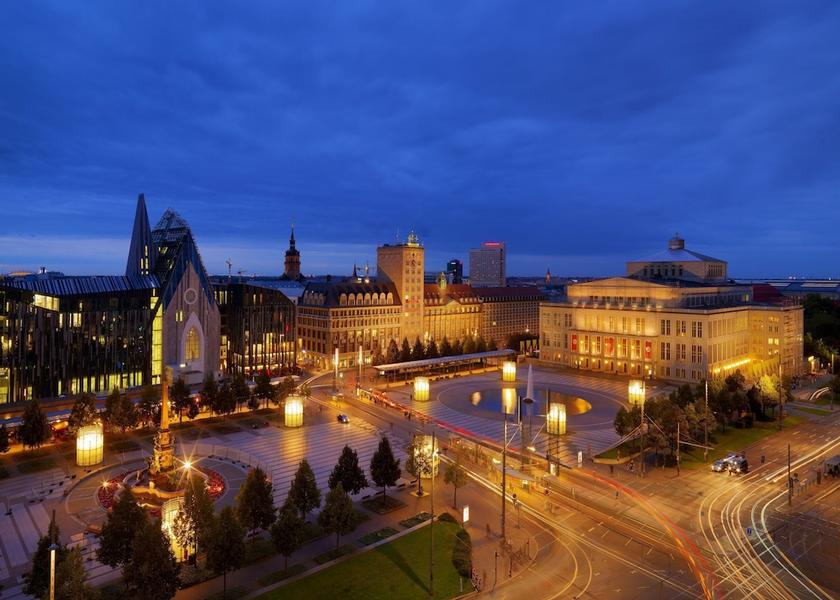Saxony Leipzig Aerial view
