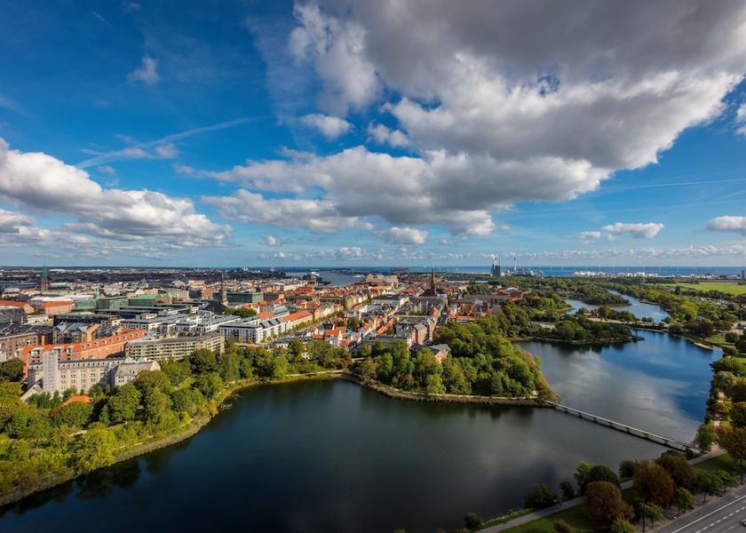 Hovedstaden Copenhagen Aerial View