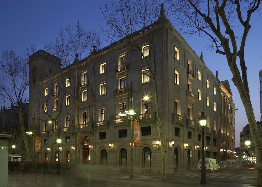 Catalonia Barcelona Front of property - evening/night