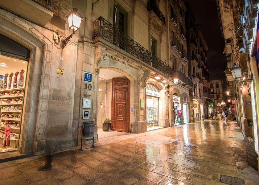 Catalonia Barcelona Front of property - evening/night