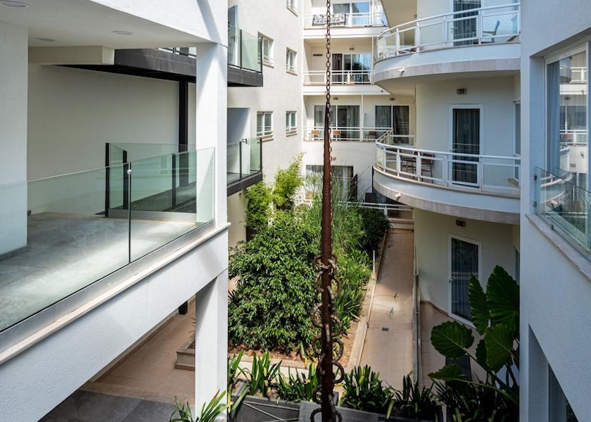 Balearic Islands Palma de Mallorca Courtyard view