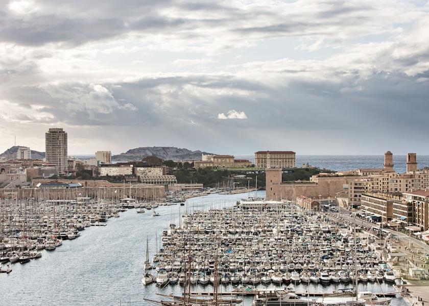Provence - Alpes - Cote d'Azur Marseille City View