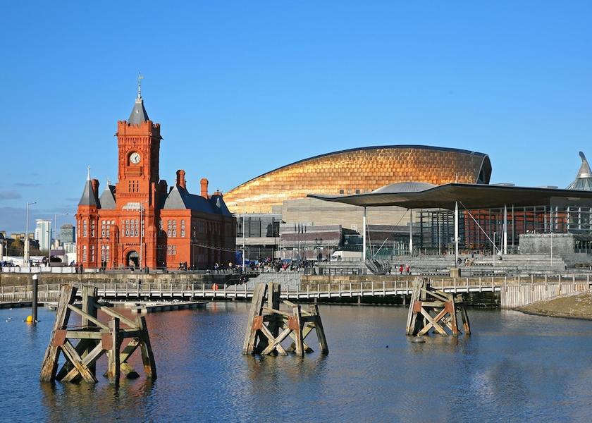 Wales Cardiff Exterior Detail