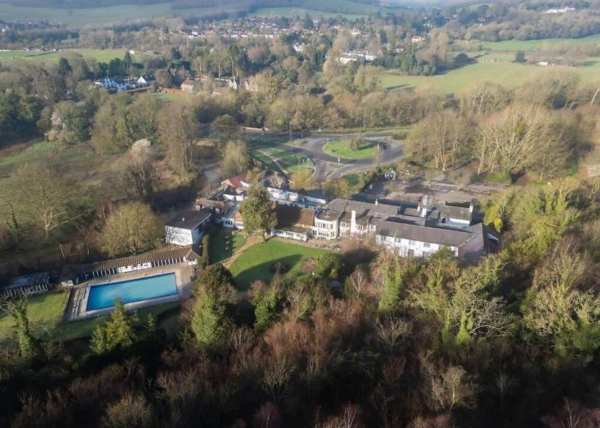 England Dorking Aerial View