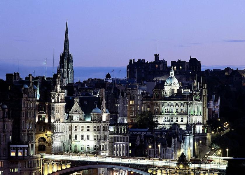 Scotland Edinburgh Interior Entrance