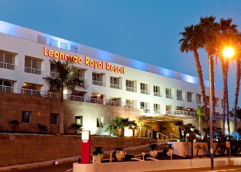 Southern Eilat Front of property - evening/night