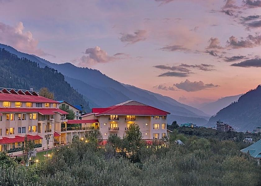 Himachal Pradesh Manali Aerial view