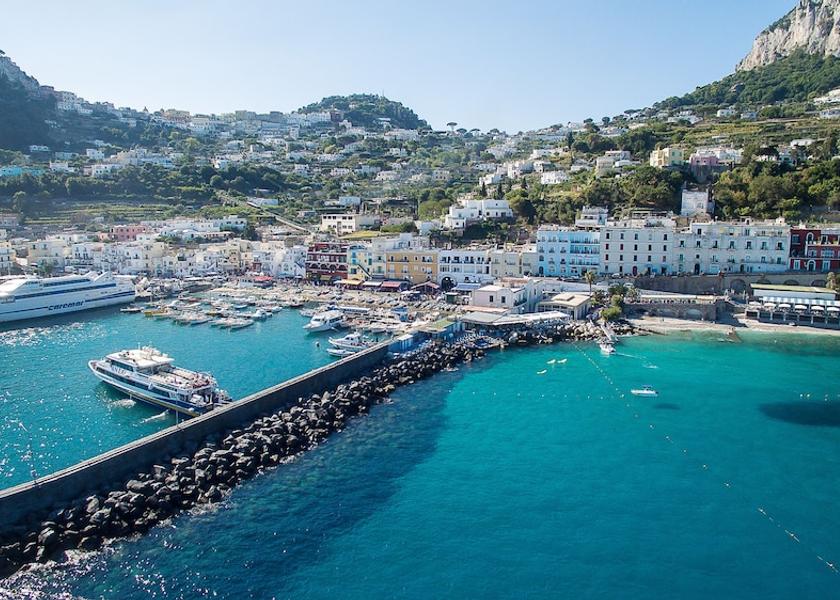 Campania Capri Aerial view