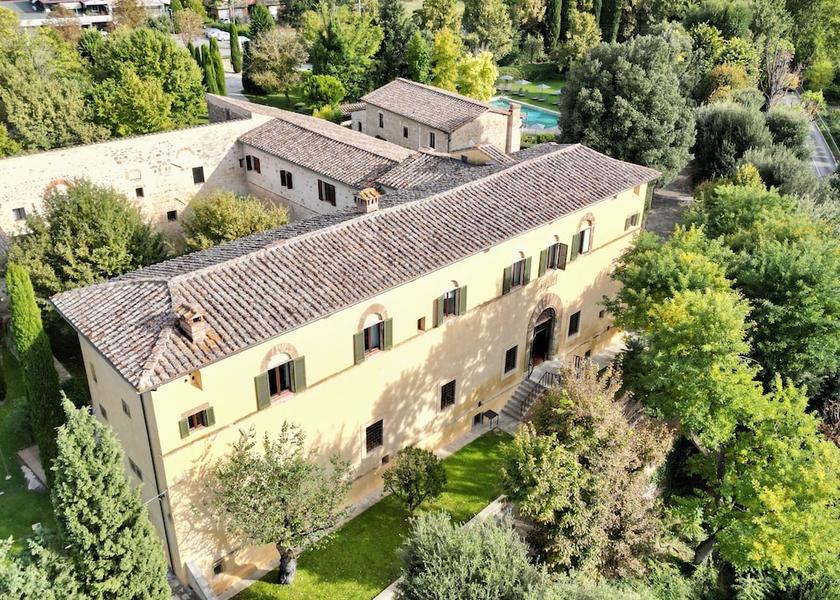 Tuscany Colle di Val d'Elsa Aerial view
