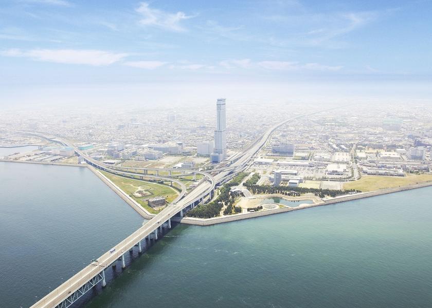 Osaka Izumisano Aerial view