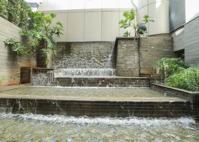  Beirut Pool waterfall