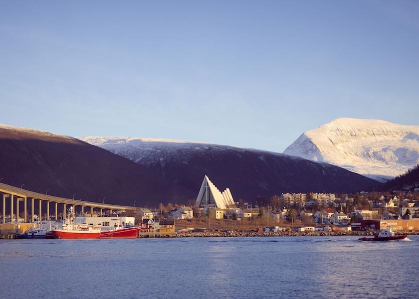 Troms (county) Tromso View from Property