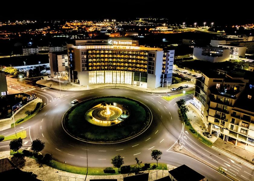 Azores Ponta Delgada Front of property - evening/night