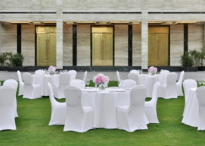 Uttar Pradesh Lucknow Ren Garden - Reception Setup