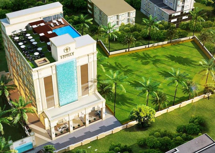 Chhattisgarh Raigarh hotel trinity grand ariel view
