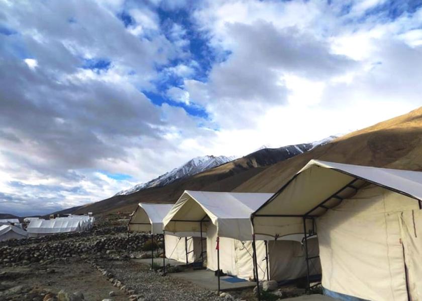 Ladakh Spangmik Terrace/patio