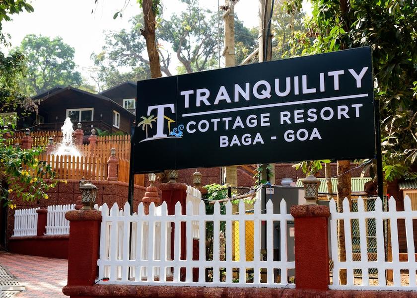 Goa Baga Front of property