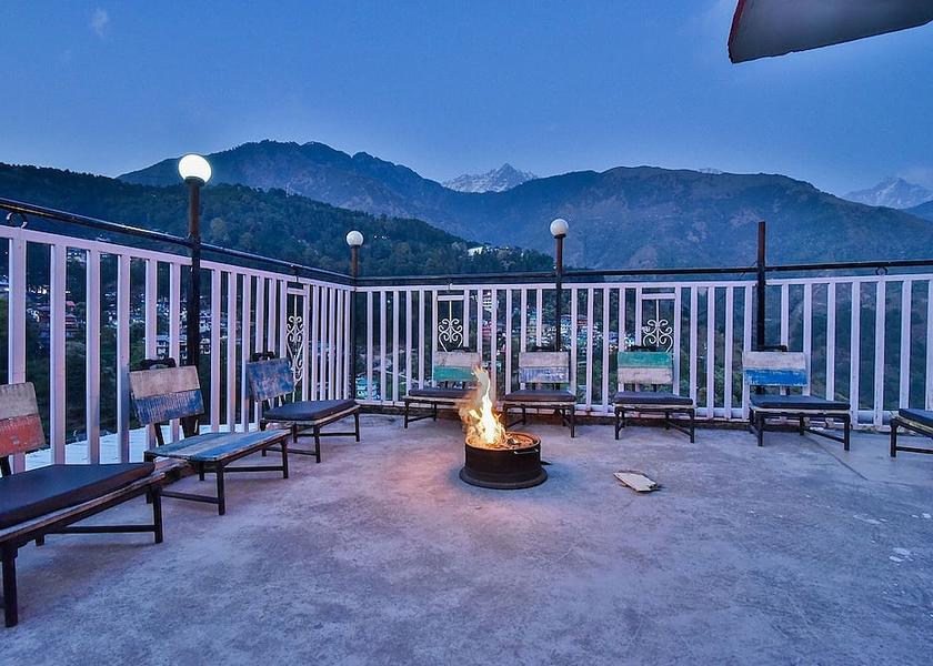 Himachal Pradesh Dharamshala Rooftop terrace