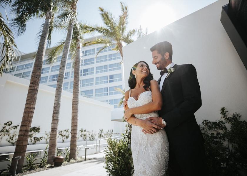California Beverly Hills Outdoor Wedding Area