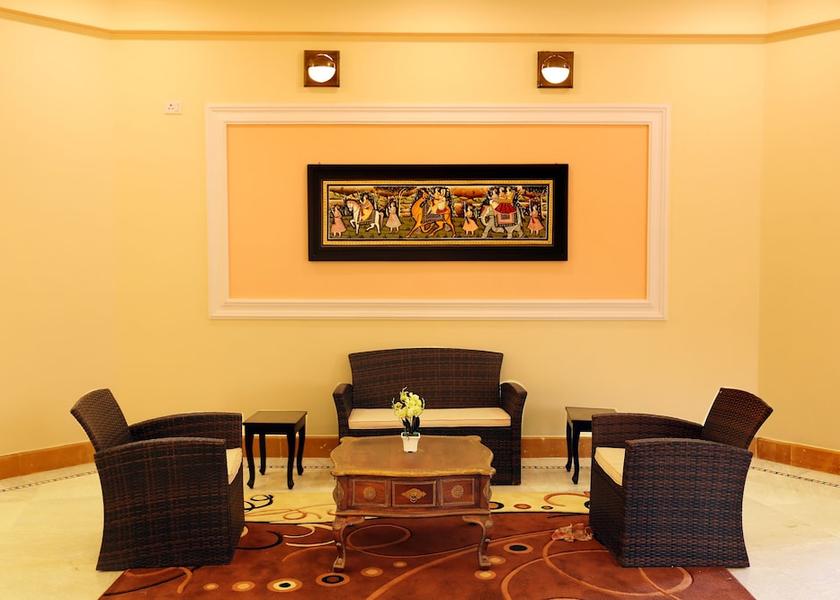 Madhya Pradesh Khajuraho Lobby sitting area