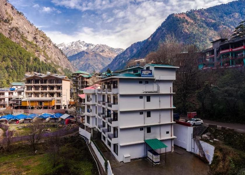 Himachal Pradesh Kasol Aerial View