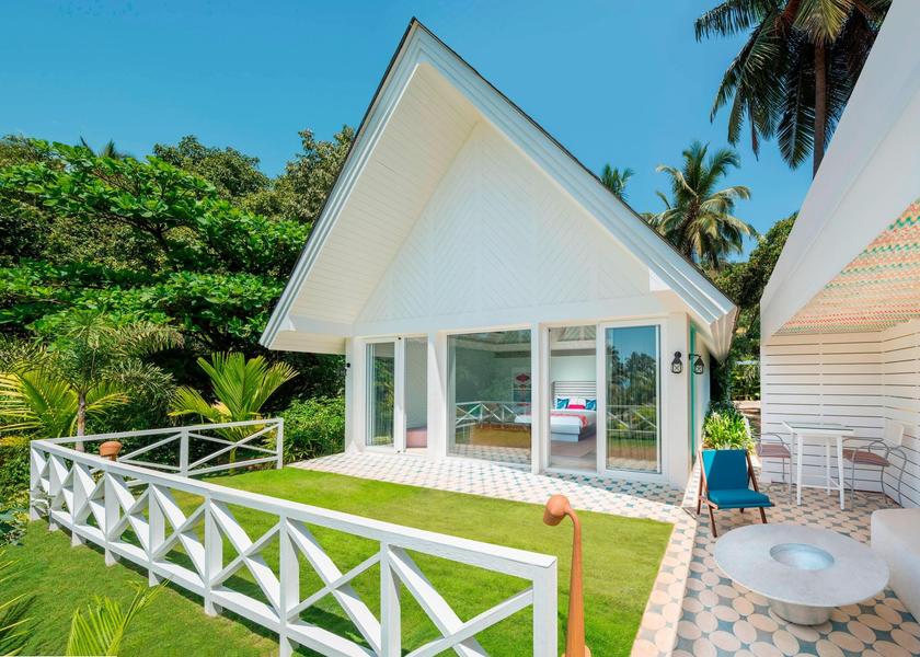 Goa Vagator Fantastic Garden Villa - Bedroom Exterior
