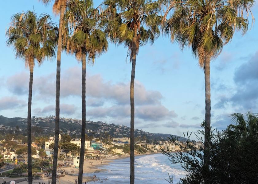California Laguna Beach View from property