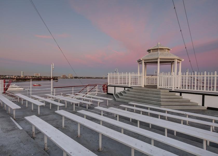California Long Beach Outdoor Wedding Area