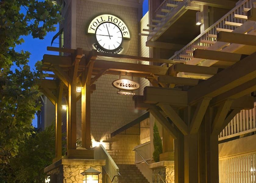 California Los Gatos Front of property - evening/night