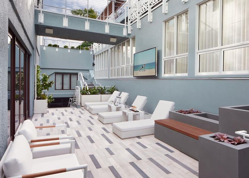 California Sausalito Courtyard view