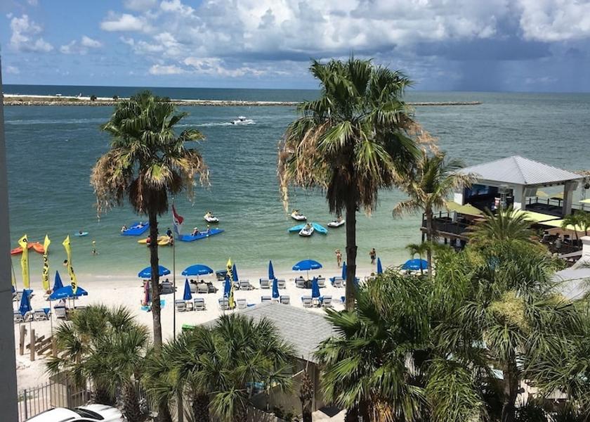 Florida Clearwater Beach View from Property