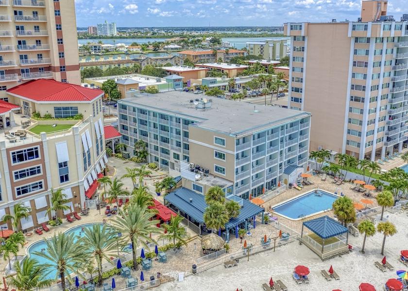 Florida Clearwater Beach Aerial View