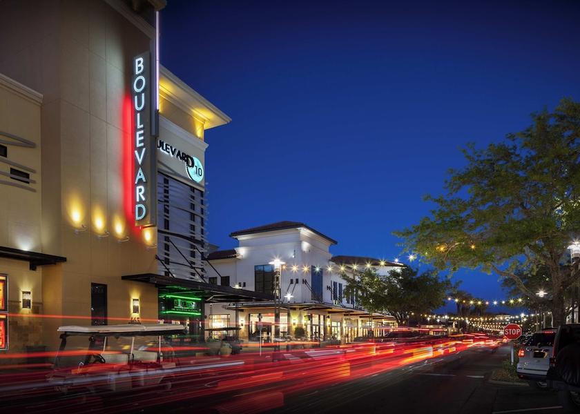 Florida Miramar Beach Shopping Arcade
