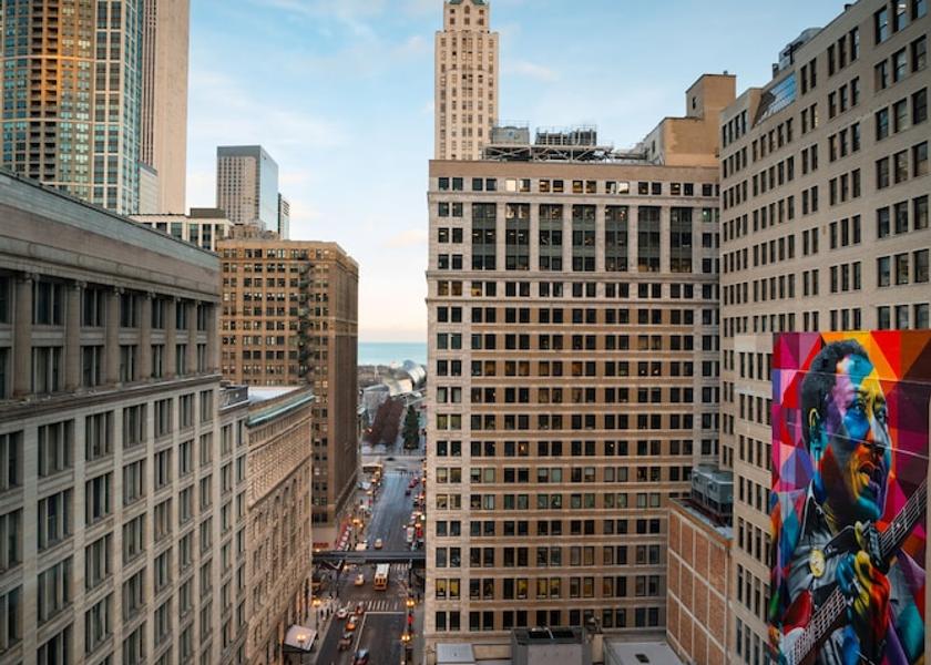 Illinois Chicago View from Property