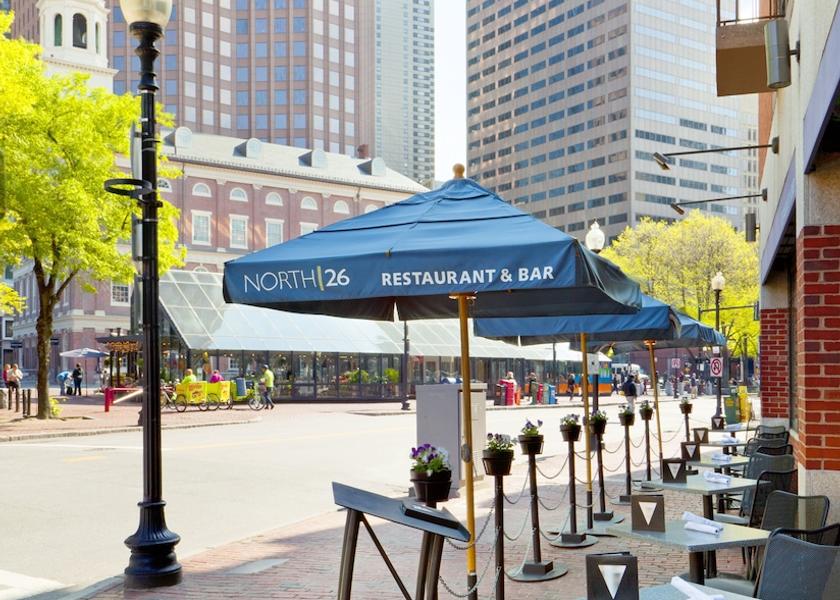 Massachusetts Boston Terrace/patio