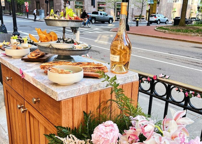 Massachusetts Boston Terrace/patio