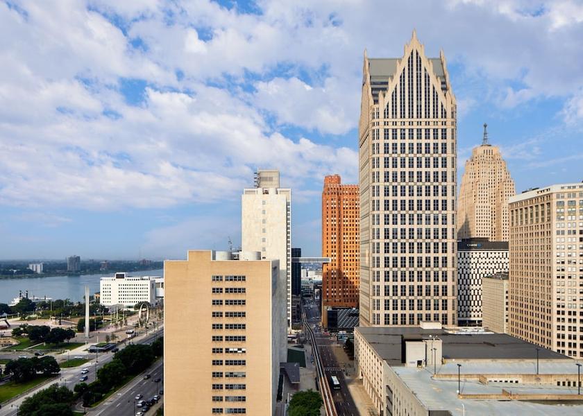 Michigan Detroit City view