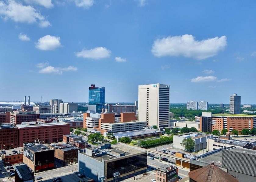 Michigan Detroit City view