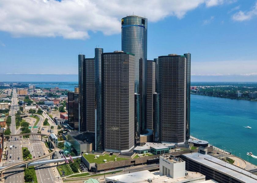 Michigan Detroit View from property