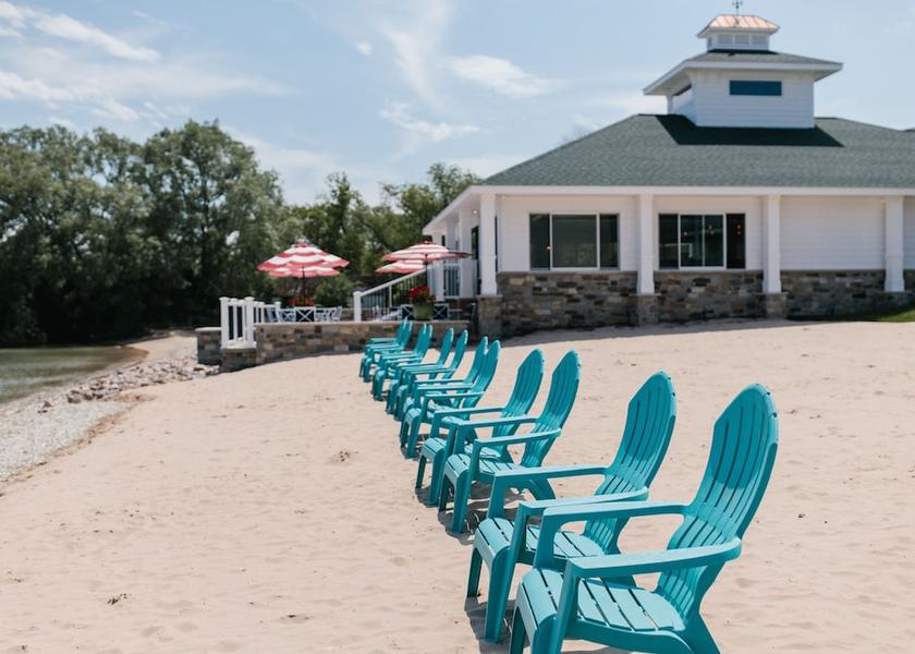 Michigan St Ignace BBQ/picnic area